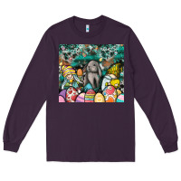 Plum easter Long Sleeve Tee - CowhideDigitalArt
