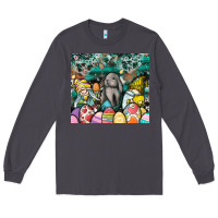 Smoke easter Long Sleeve Tee - CowhideDigitalArt