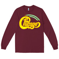 Burgundy Best Chicago Long Sleeve Tee - artisFamous
