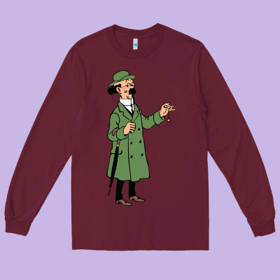 Professor Calculus Long Sleeve Tee Designed By Artisfamous