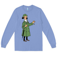 Colony Blue professor calculus Long Sleeve Tee - artisFamous