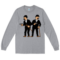 Heather Grey Thomson and Thompson Long Sleeve Tee - artisFamous