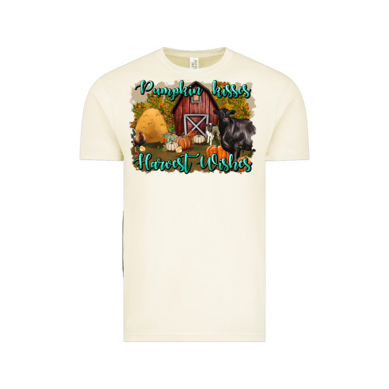 Pumpkin Kisses Harvest Wishes Vintage Tee by BundleAndBundleShop | Teevron