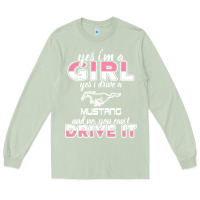 Matcha mustang i m a girl who drives a mustang Long Sleeve Tee - artisFamous