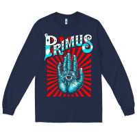 Navy Premium Collection Design Long Sleeve Tee - artisFamous