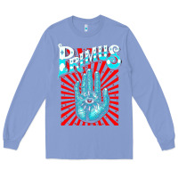 Colony Blue Premium Collection Design Long Sleeve Tee - artisFamous