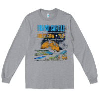 Heather Grey Brandi Carlile Poster Long Sleeve Tee - artisFamous
