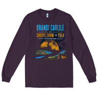 Plum Brandi Carlile Poster Long Sleeve Tee - artisFamous