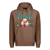 Chestnut poodle mom Premium Hoodie - Artiststas