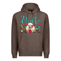 Coffee poodle mom Premium Hoodie - Artiststas