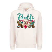 Pale Pink poodle mom Premium Hoodie - Artiststas