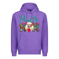Purple poodle mom Premium Hoodie - Artiststas