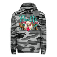 Slate Camo poodle mom Premium Hoodie - Artiststas