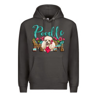 Smoke poodle mom Premium Hoodie - Artiststas