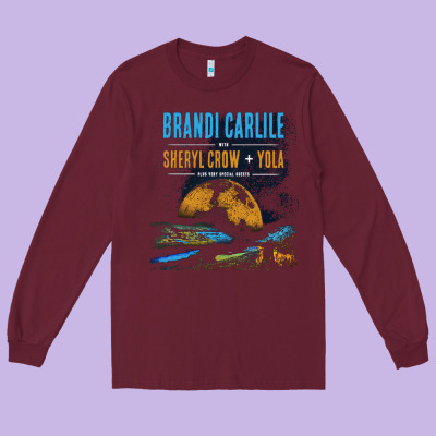 Brandi Carlile Poster Long Sleeve Tee Designed By Artisfamous