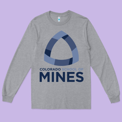 School Of Mines Long Sleeve Tee Designed By Artisfamous