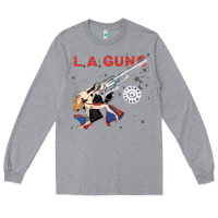 Heather Grey la guns Long Sleeve Tee - artisFamous