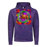 Cloud Purple halloween red angus bull Vintage Hoodie - LillyAllenDesigns