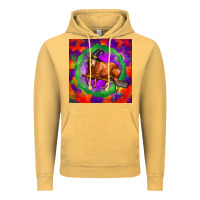 Vintage Mustard halloween red angus bull Vintage Hoodie - LillyAllenDesigns