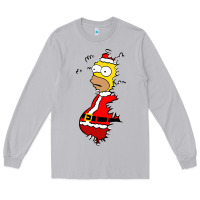 Moon Dust Homer Claus Christmas Long Sleeve Tee - artisFamous