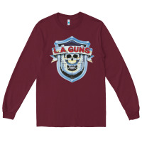 Burgundy la guns new Long Sleeve Tee - artisFamous