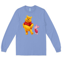 Colony Blue Winnie the Pooh Piglet Long Sleeve Tee - artisFamous