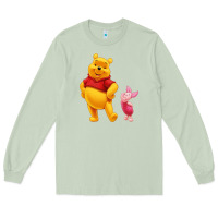 Matcha Winnie the Pooh Piglet Long Sleeve Tee - artisFamous