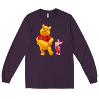 Plum Winnie the Pooh Piglet Long Sleeve Tee - artisFamous