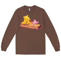 Chestnut Winnie the Pooh Piglet Long Sleeve Tee - artisFamous