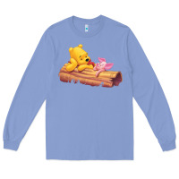 Colony Blue Winnie the Pooh Piglet Long Sleeve Tee - artisFamous