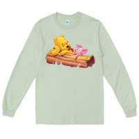 Matcha Winnie the Pooh Piglet Long Sleeve Tee - artisFamous