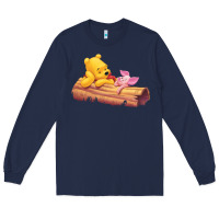 Navy Winnie the Pooh Piglet Long Sleeve Tee - artisFamous