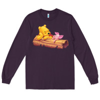 Plum Winnie the Pooh Piglet Long Sleeve Tee - artisFamous