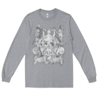 Heather Grey black sab.bath official vintage dancing skele Long Sleeve Tee - artisFamous