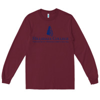 Burgundy Hillsdale College Long Sleeve Tee - artisFamous