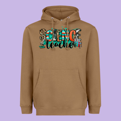 Science Teacher Heavyweight Hoodie Designed By Ranaportraitstore