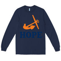 Navy Hope College Long Sleeve Tee - artisFamous