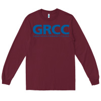 Burgundy Grand Rapids Community College Long Sleeve Tee - artisFamous