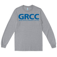 Heather Grey Grand Rapids Community College Long Sleeve Tee - artisFamous