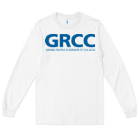 White Grand Rapids Community College Long Sleeve Tee - artisFamous