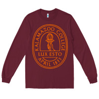 Burgundy Kalamazoo College Long Sleeve Tee - artisFamous