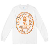 White Kalamazoo College Long Sleeve Tee - artisFamous