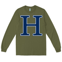 Army Green Hillsdale College Long Sleeve Tee - artisFamous