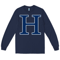 Navy Hillsdale College Long Sleeve Tee - artisFamous
