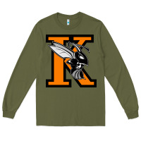 Army Green Kalamazoo College Long Sleeve Tee - artisFamous