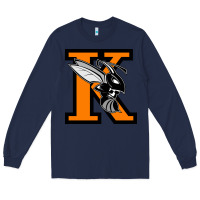 Navy Kalamazoo College Long Sleeve Tee - artisFamous