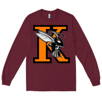 Burgundy Kalamazoo College Long Sleeve Tee - artisFamous