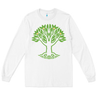White Maharishi International College Long Sleeve Tee - artisFamous