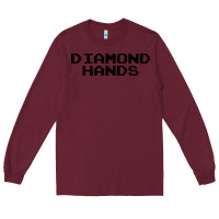 Burgundy diamond hands Long Sleeve Tee - artisFamous