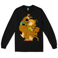 Black Scooby Doo and Shaggy Long Sleeve Tee - artisFamous